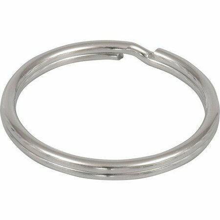 HILLMAN 1-1/8 in. D Tempered Steel Multicolored Split Rings/Cable Rings Key Ring, 50PK 703516